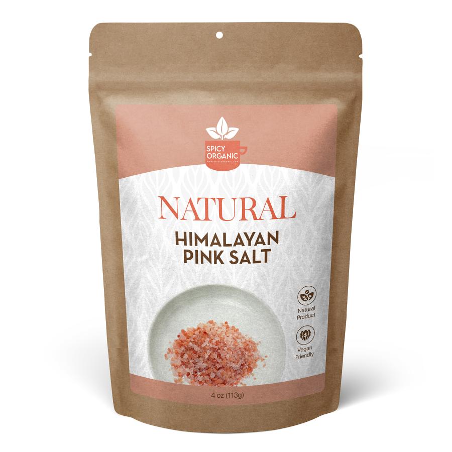 Natural Himalayan Pink Salt Crystal Pink himalayan sea salt 4 OZ